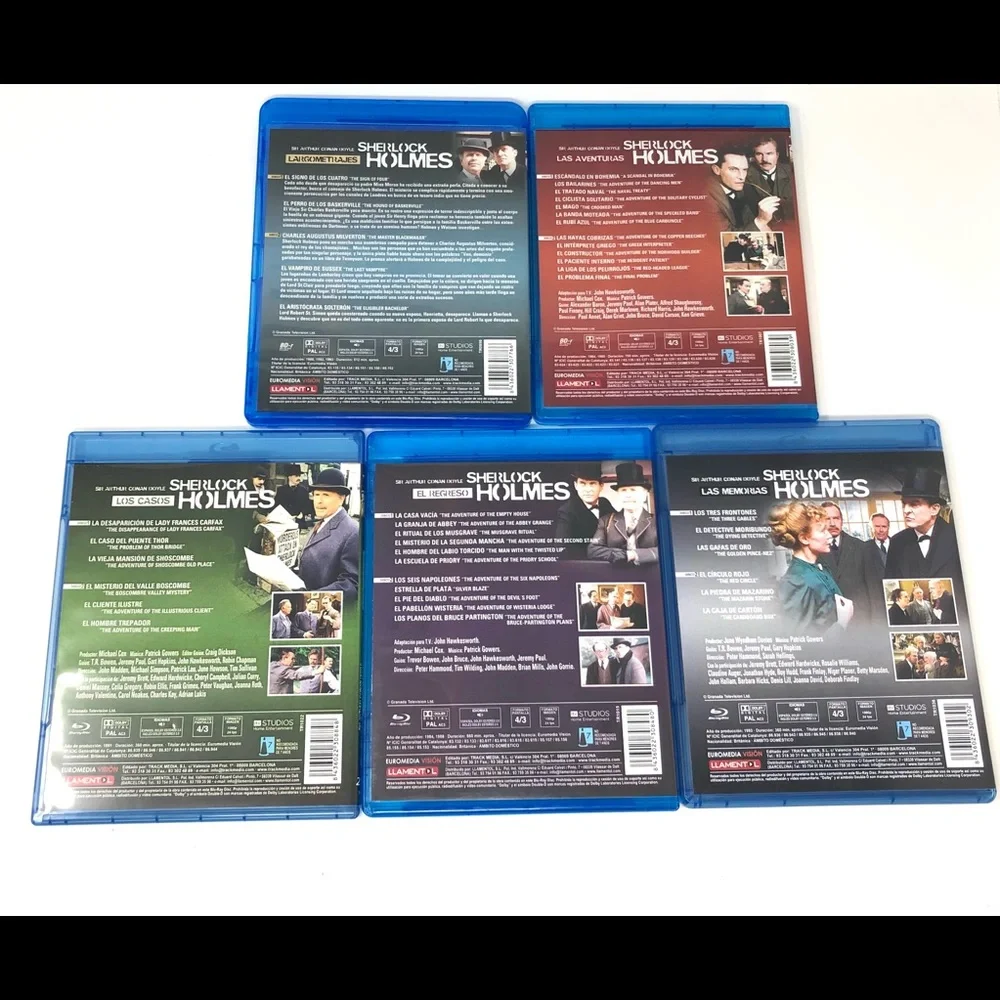 🛍️SALE🛍️ Sherlock Holmes Collection 10-Disc Box Set
(Blu-Ray, Reg.A/B/C - Import - Picture 4 of 11